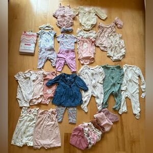 Bundle (35 pieces) Cotton Baby Girl Spring/Summer